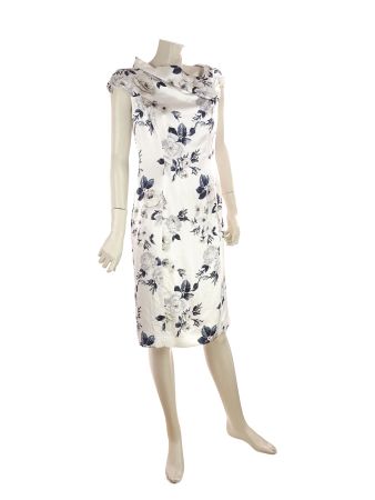 100 % Seide Kleid – Collection Wolfgang Ley (Escada) –Gr. 40
